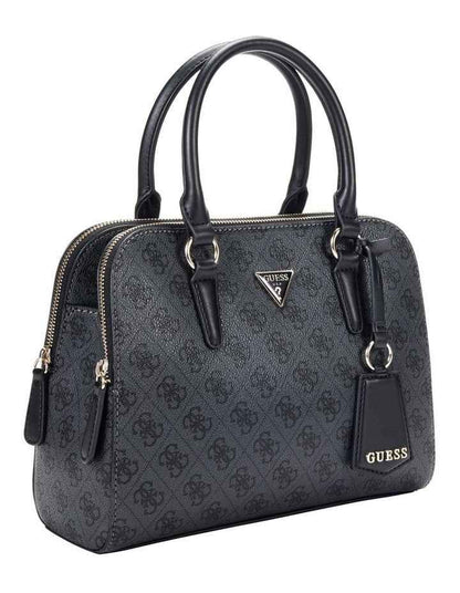 Sarai Status Satchel Bag in Coal Logo