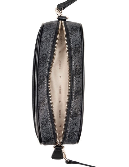 Sarai Camera Crossbody Bag in Coal Logo