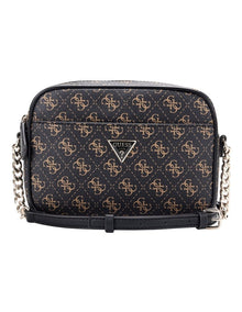 Sarai Camera Crossbody Bag in Brown Logo