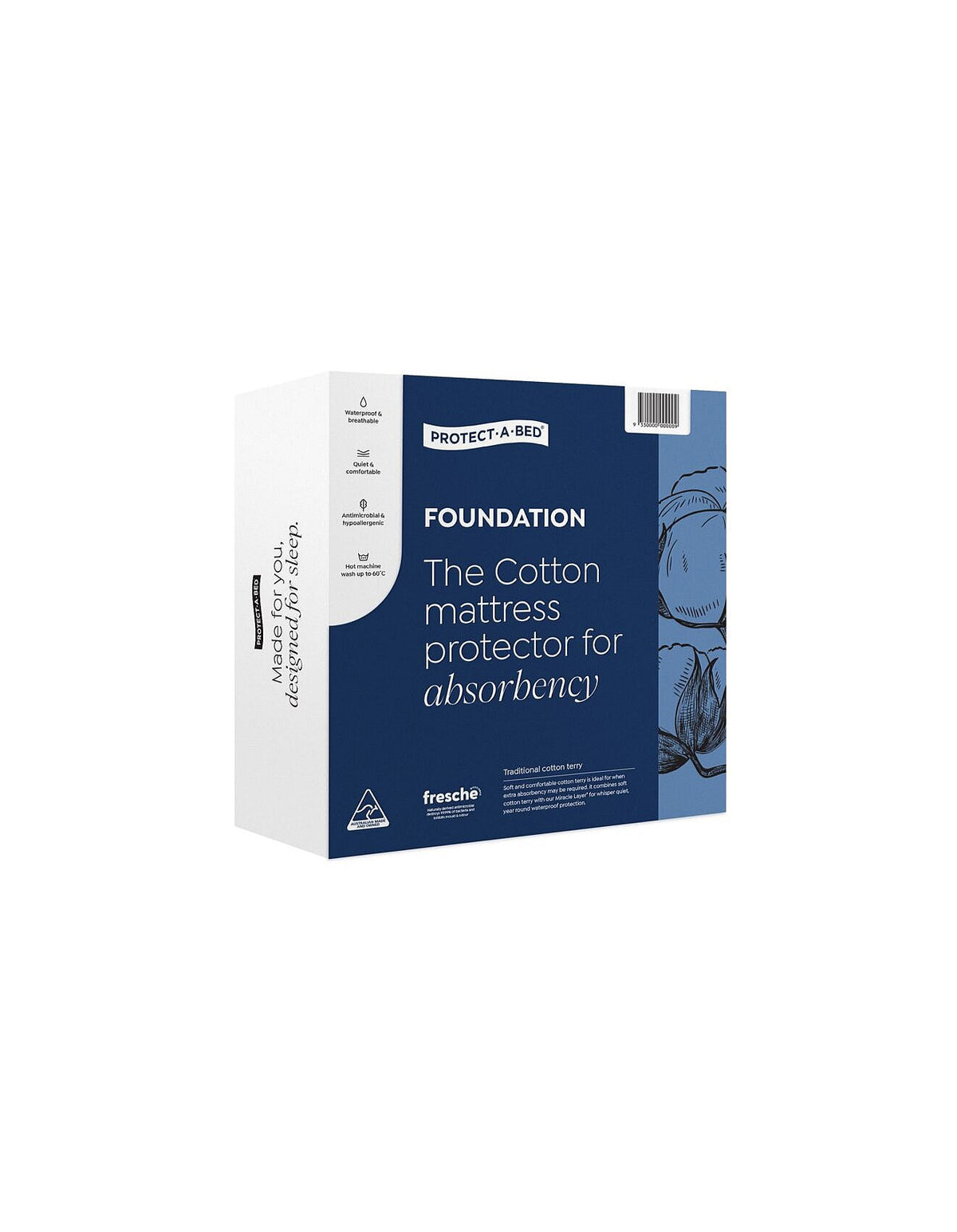 Foundation Cotton Terry Mattress Protector Queen