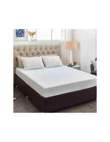 Foundation Cotton Terry Mattress Protector Super King
