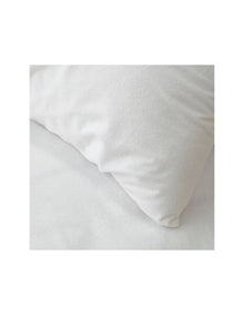Foundation Cotton Terry Pillow Protector Twin Pack