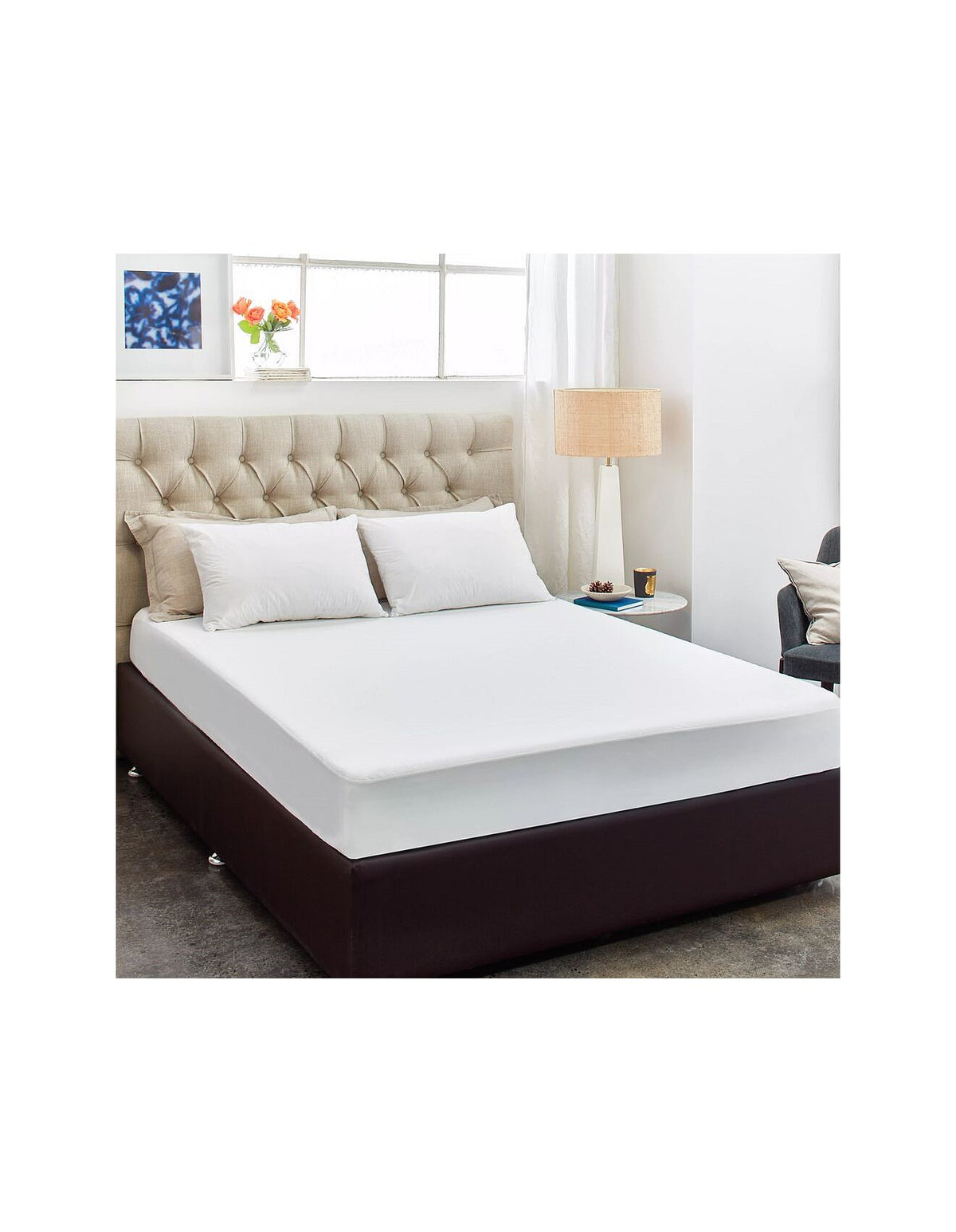 Perennial Bamboo Jersey Mattress Protector Super King