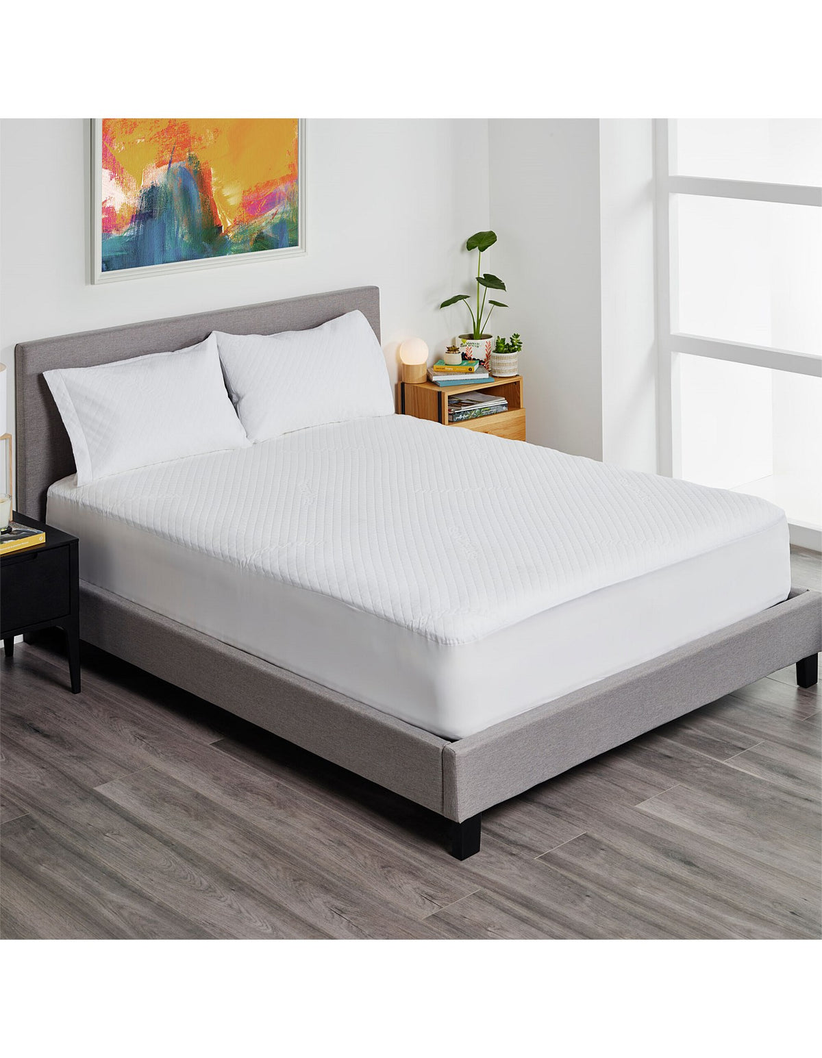Opulence Cotton Jacquard Mattress Protector Single