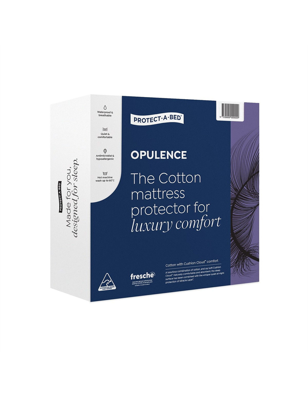 Opulence Cotton Jacquard Mattress Protector King