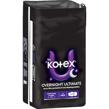 U by Kotex Overnight Ultimate Pads With Wings 6 pack