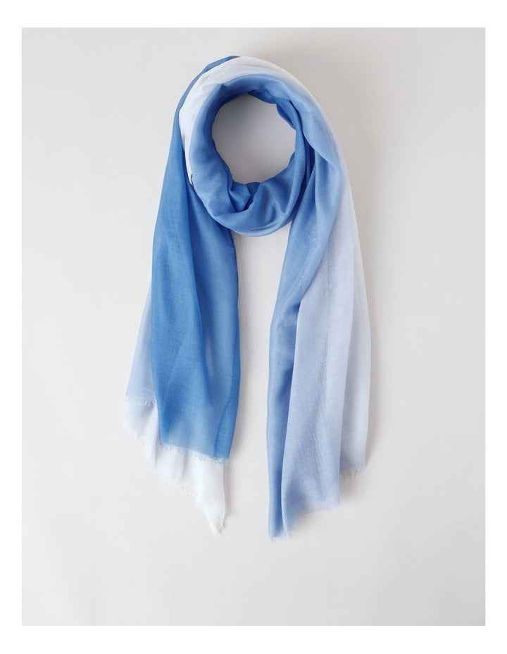 Ombre Scarf in Blue