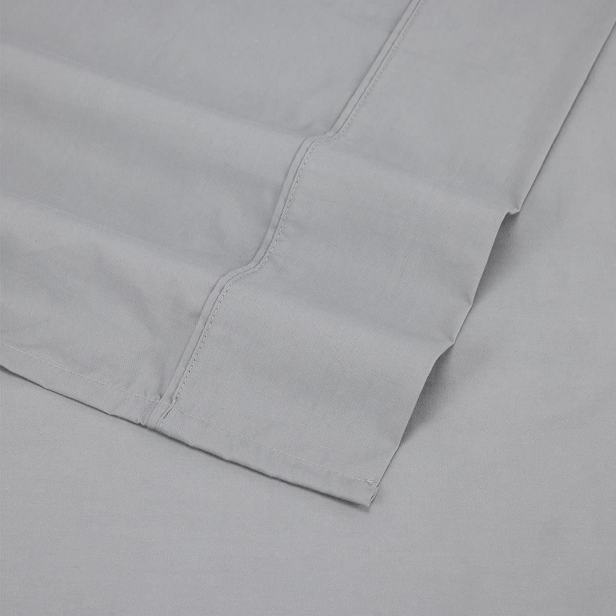 250 Thread Count Cotton Rich Sheet Set - Double Bed, Grey