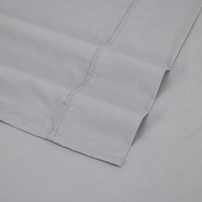 250 Thread Count Cotton Rich Sheet Set - Double Bed, Grey