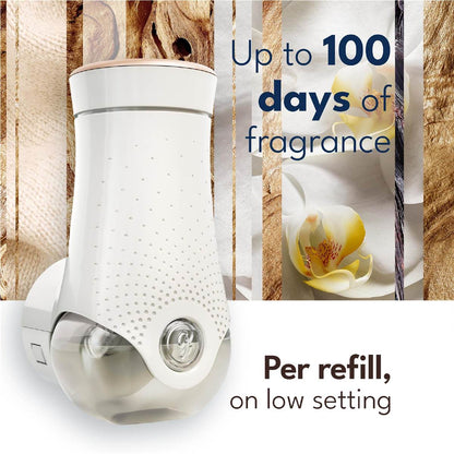 Glade Electric Scented Oil Warmer & Refill Sheer Vanilla Embrace 20ml