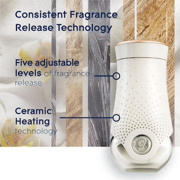 Glade Electric Scented Oil Warmer & Refill Sheer Vanilla Embrace 20mL