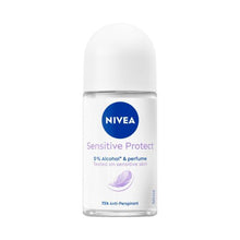 NIVEA SENSITIVE PROTECT 72HR DEODORANT FOR SENSITIVE SKIN ANTIPERSPIRANT ROLL ON 50ML