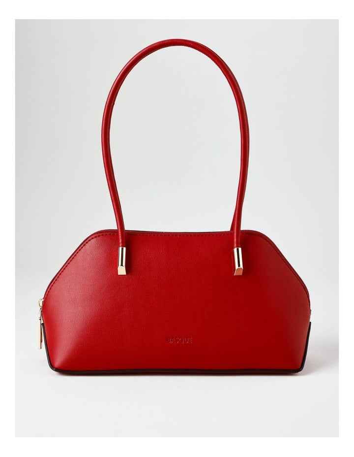 Erica Shoulder Bag in Red