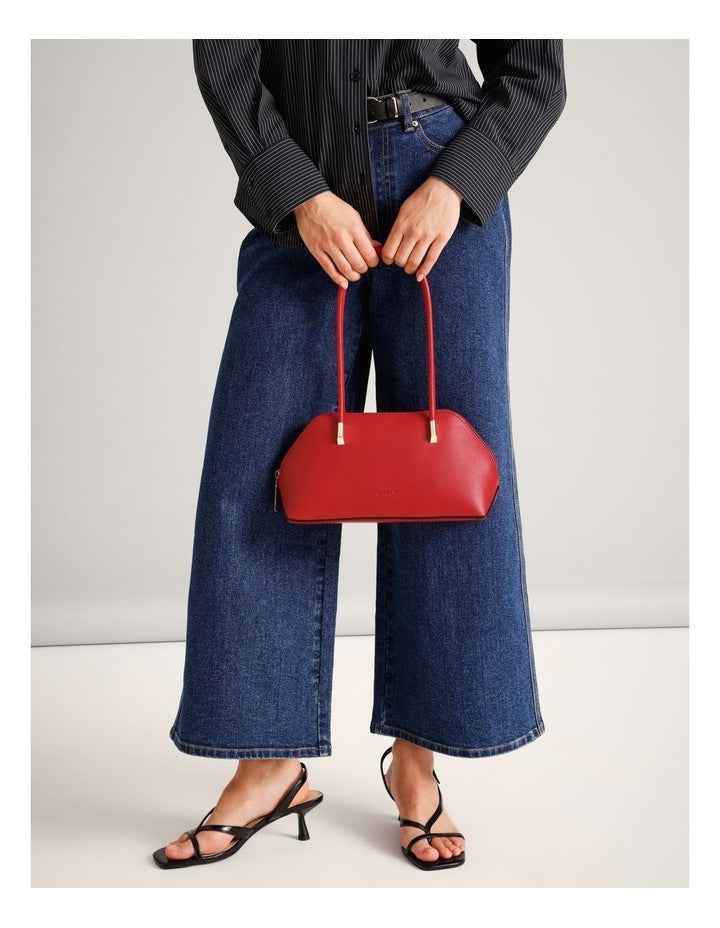 Erica Shoulder Bag in Red