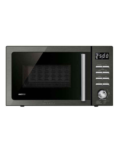 The Easy Wave Inverter 25L Stainless Steel LMO425BST2IAN1 in Black