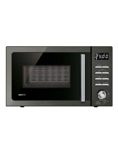 The Easy Wave Inverter 25L Stainless Steel LMO425BST2IAN1 in Black