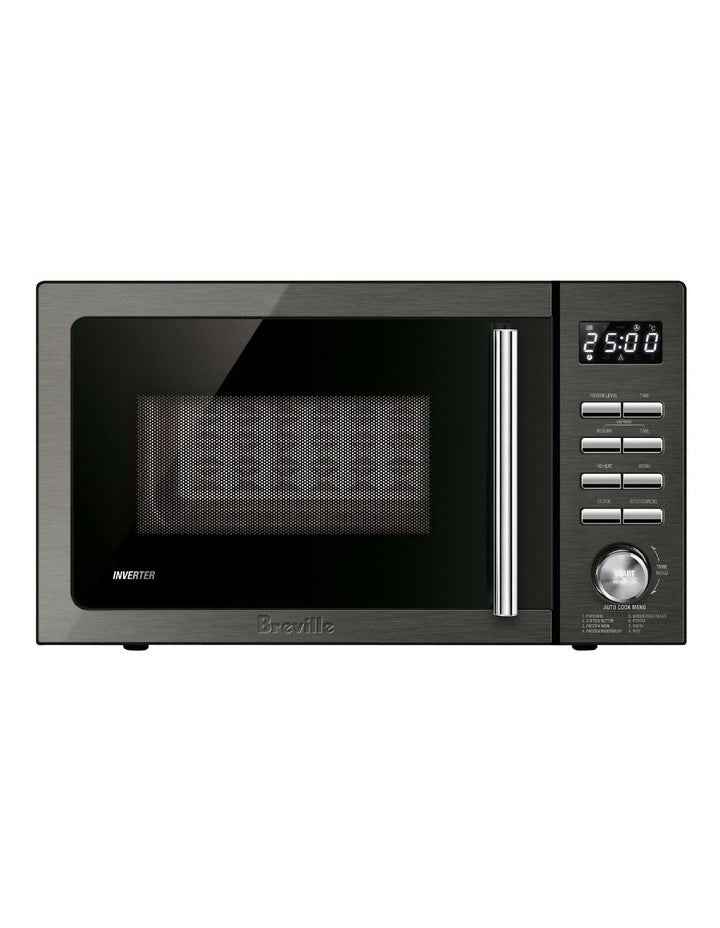 The Easy Wave Inverter 25L Stainless Steel LMO425BST2IAN1 in Black