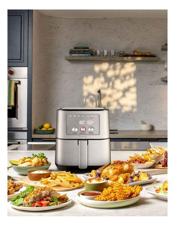 The Chef Compact Air Fryer LAF535BSS2IAN1 in Brushed Stainless Steel