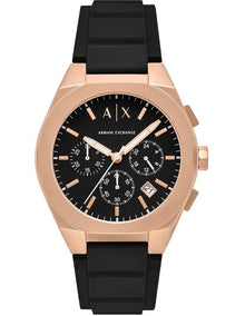 Chronograph Watch in Rose Gold