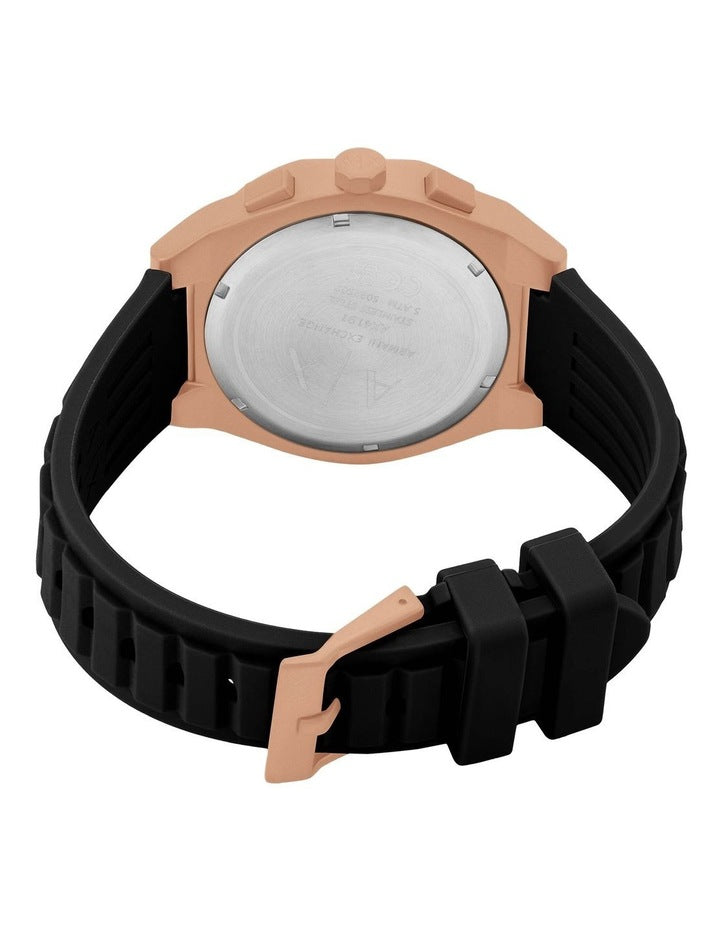 Chronograph Watch in Rose Gold