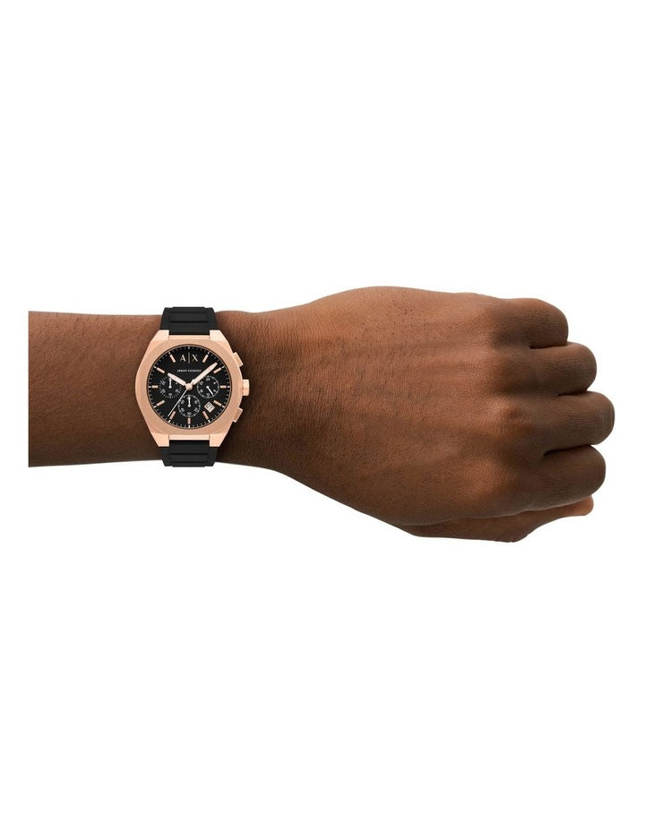 Chronograph Watch in Rose Gold