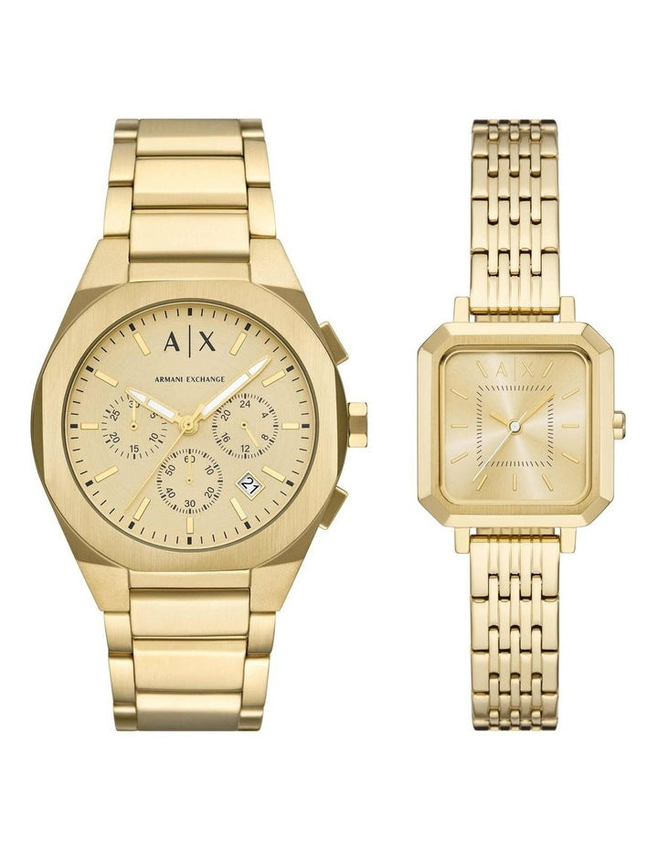 Chronograph Watches in Gold Tone