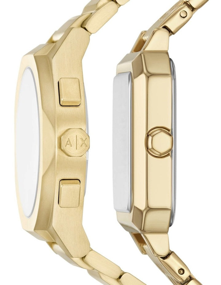 Chronograph Watches in Gold Tone