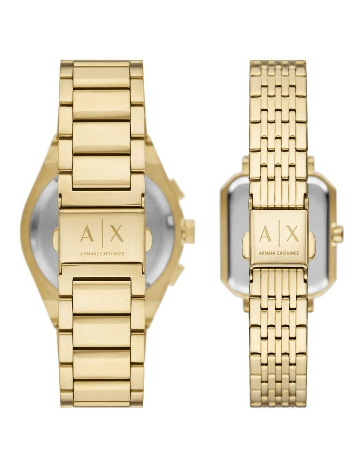 Chronograph Watches in Gold Tone