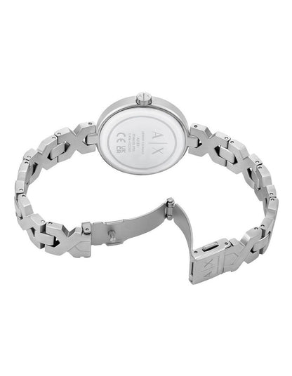 Analog Watch in Silver Tone