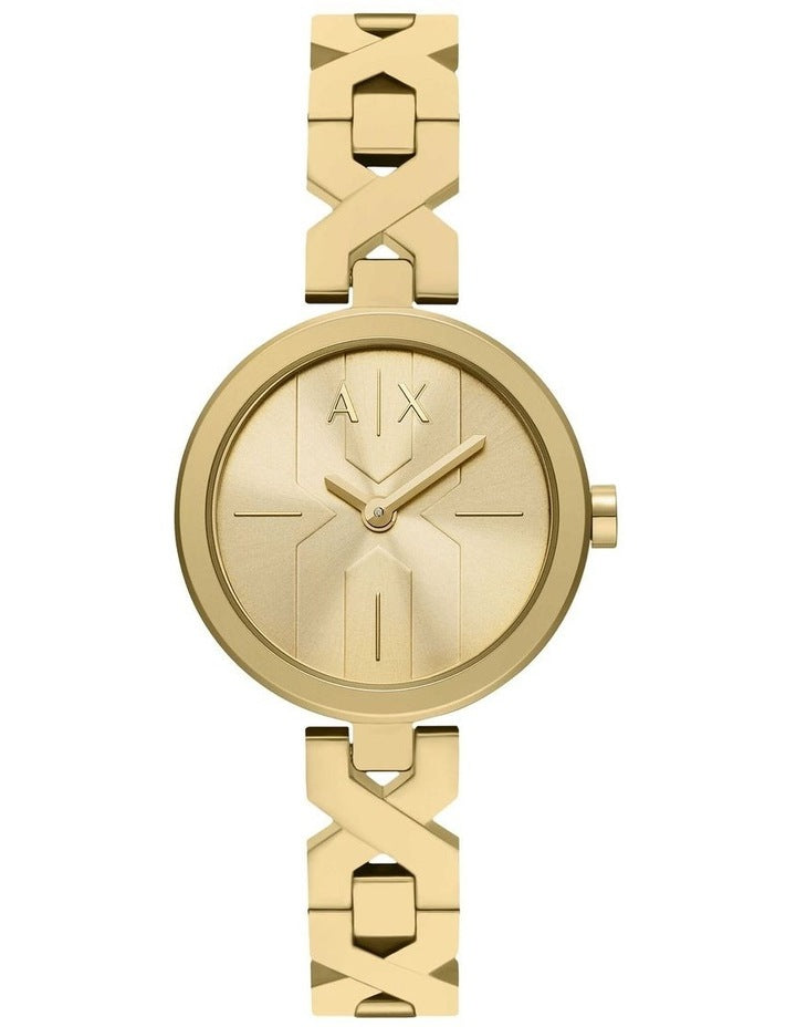 Analog Watches AX5831 in Gold Tone
