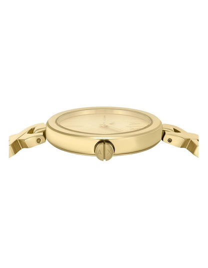 Analog Watches AX5831 in Gold Tone