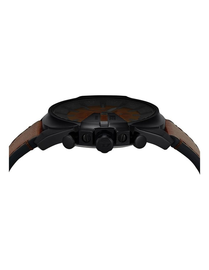 Mega Chief Slim Chronograph Watches in Black