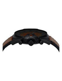 Mega Chief Slim Chronograph Watches in Black