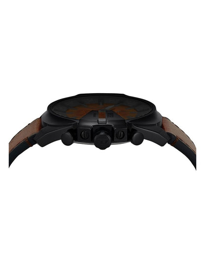 Mega Chief Slim Chronograph Watches in Black
