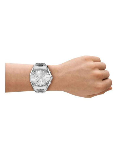 D-Curve Chronograph Watches in Silver