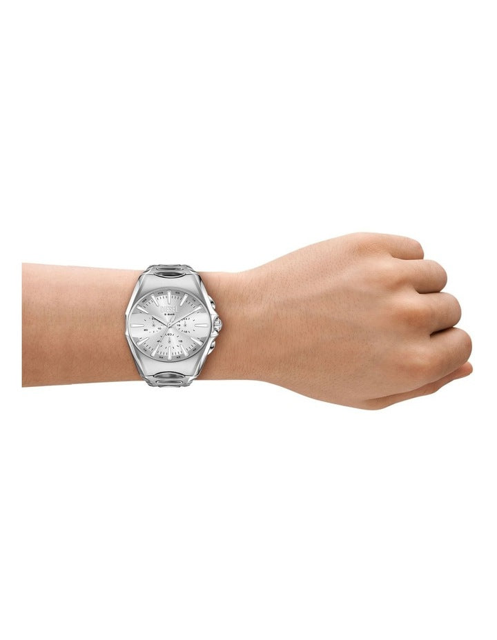 D-Curve Chronograph Watches in Silver
