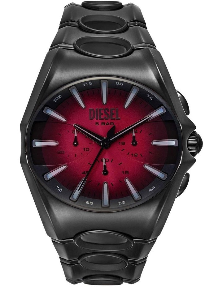 D-Curve Chronograph Watches in Black
