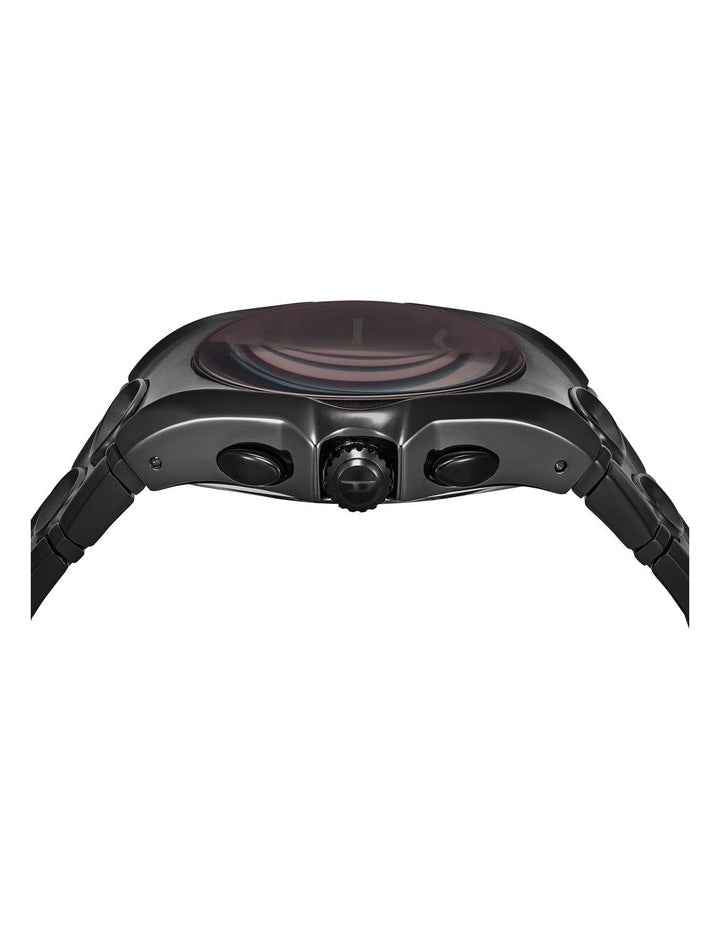 D-Curve Chronograph Watches in Black