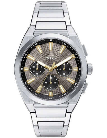 Everett Chronograph Watch in Silver