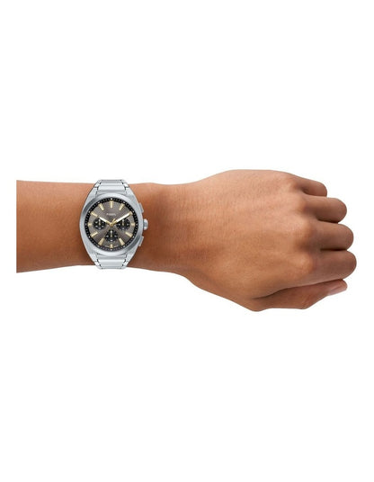 Everett Chronograph Watch in Silver