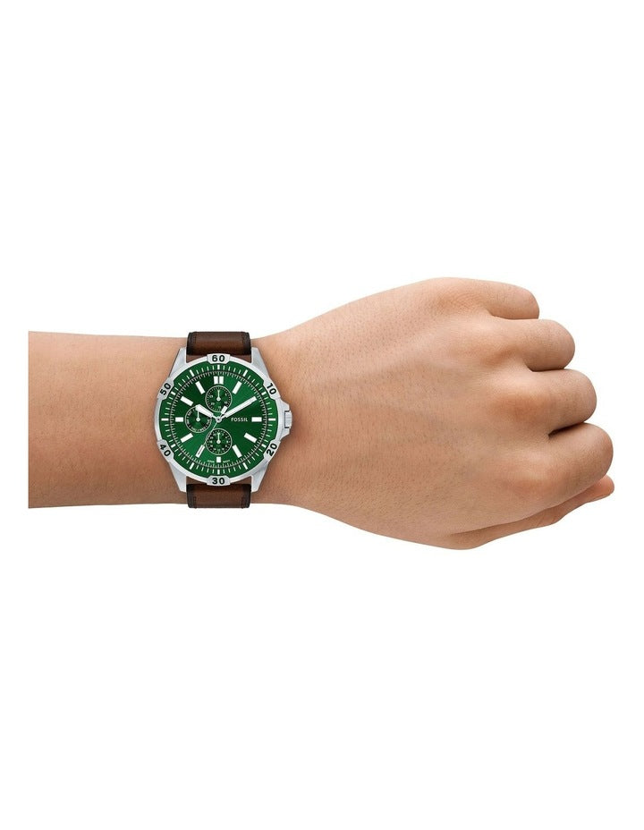 Garrett Chronograph Watch in Brown