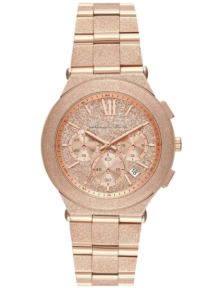 Billie Chronograph Watch in Rose Gold