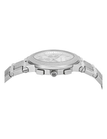 Billie Chronograph Watch in Silver