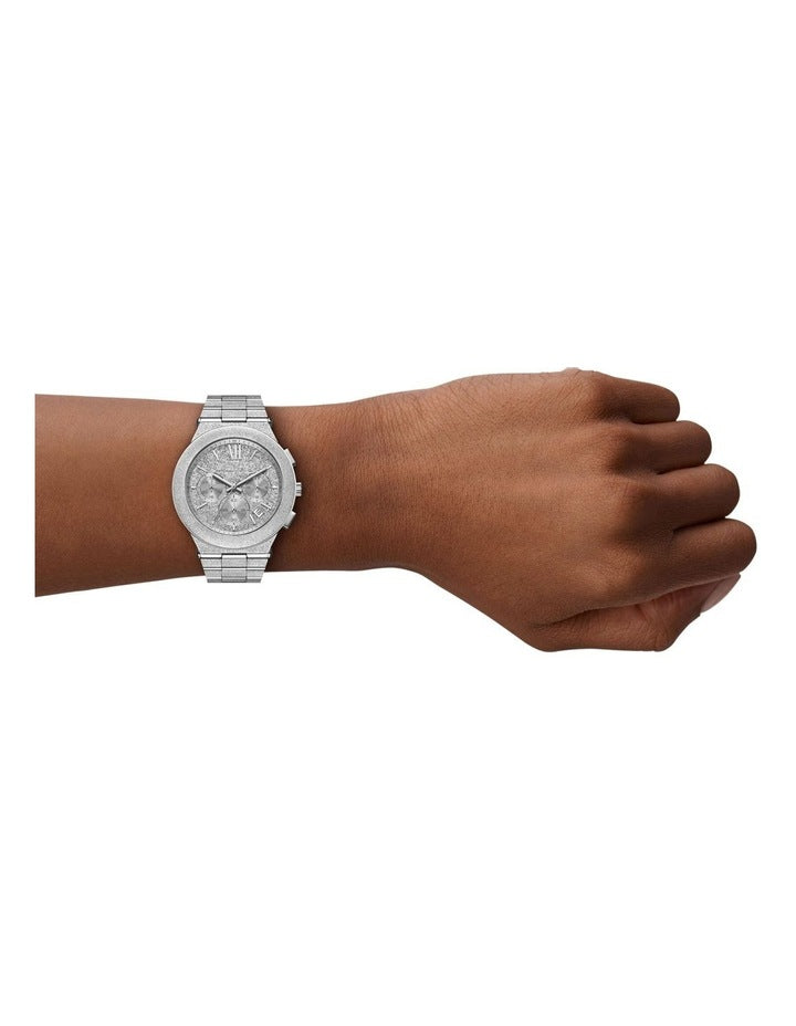 Billie Chronograph Watch in Silver