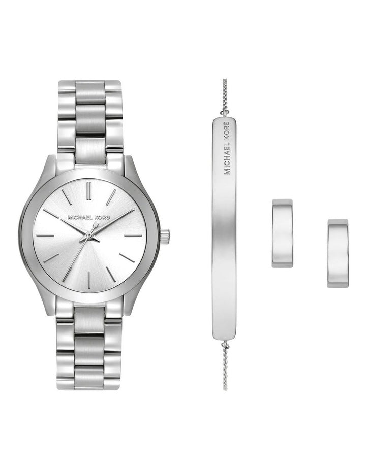 Slim Runway Analog Watch in Silver