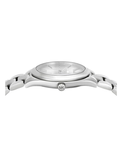 Slim Runway Analog Watch in Silver