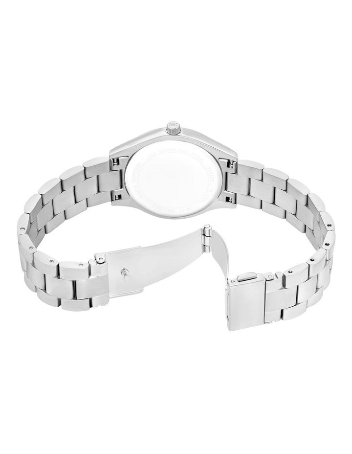 Slim Runway Analog Watch in Silver