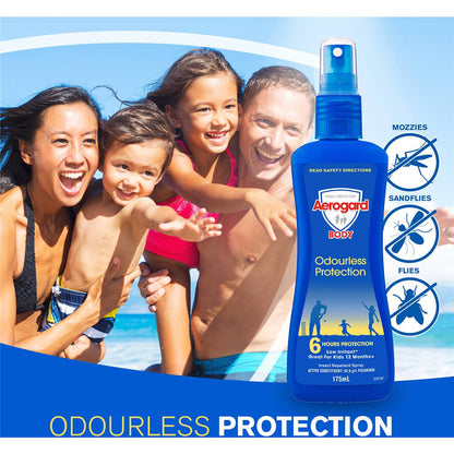 Aerogard Odourless Insect Repellent Pump Spray 175ml