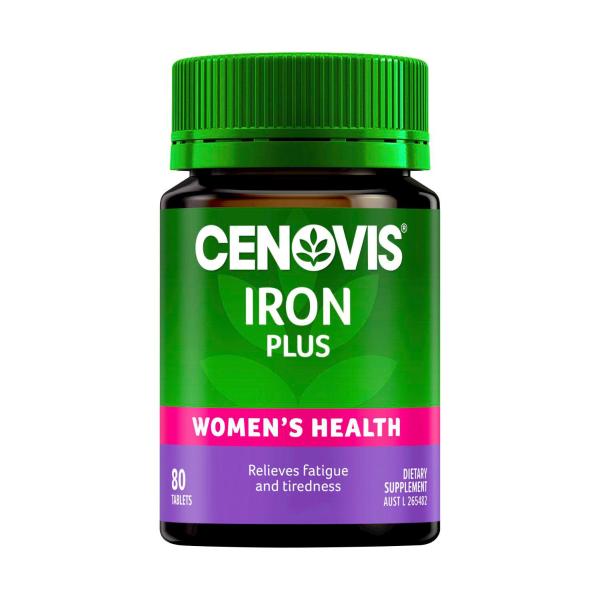 CENOVIS IRON PLUS TABLETS 80 PACK