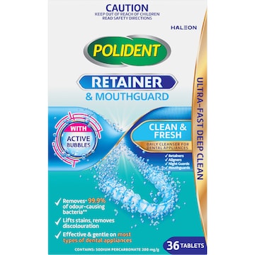 Polident Retainer & Mouthguard Daily Cleanser 36 pack